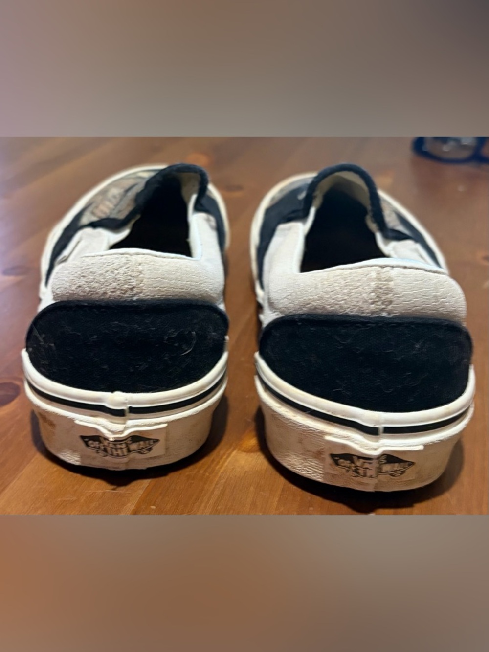 Vans Slip-On Sneakers with Snake Graphic - Black/White - Picture 4 of 6
